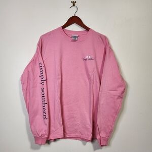 Simply Southern Pink Dog Lover Long Sleeves